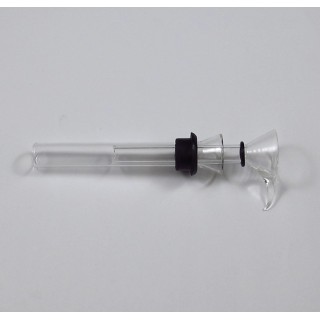 Голова и адаптер (стекло pyrex) для бутылки с прокладкой из резины