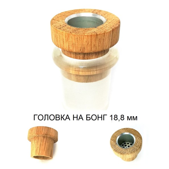 Голова на бонг Дерево в колбе