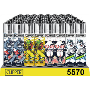 Зажигалки CLIPPER Funsport Animals