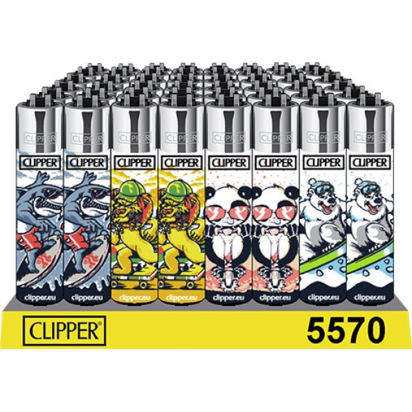 Зажигалки CLIPPER Funsport Animals