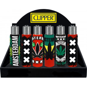 Зажигалки CLIPPER Rubber AMSTERDAM