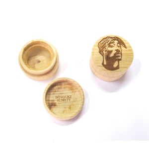 Коробочка Деревянная Round Small