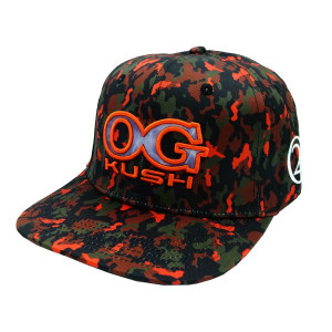 Бейсболка OG Kush 420 Camo Cap - Orange