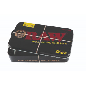 Коробочка металлическая RAW BLACK
