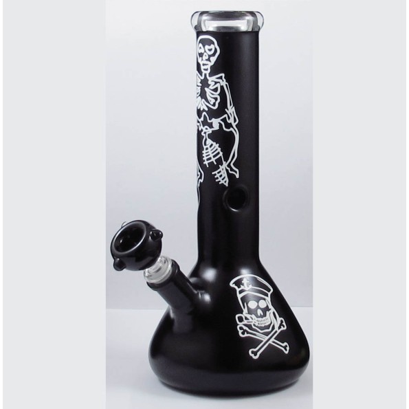 Стеклянный бонг Black Beaker 30cm 7mm