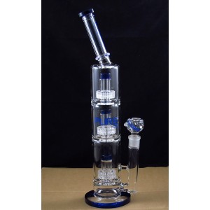 Стеклянный бонг PURE Triple UFO Perc 60см