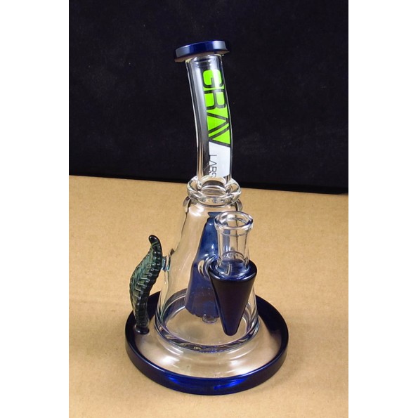 Стеклянный бонг GRAV Labs LEAF Drop Dub Rig 22cm