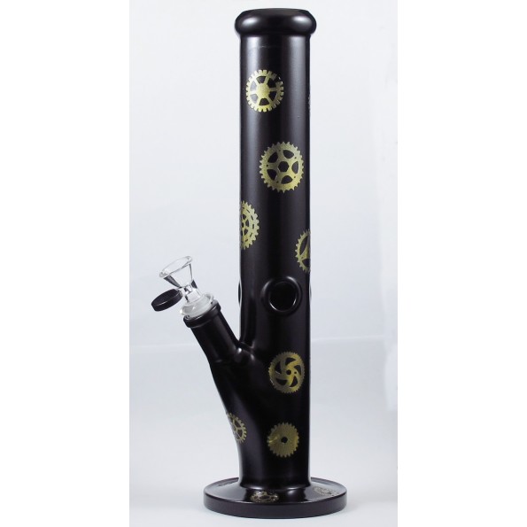 Стеклянный бонг Black Tower 35cm 7mm
