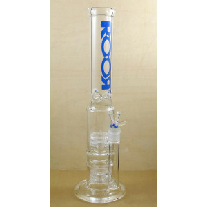 Стеклянный бонг ROOR UFO Double Perc 45cm