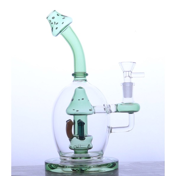 Стеклянный бонг Glass Mushroom-Recycler 5мм 