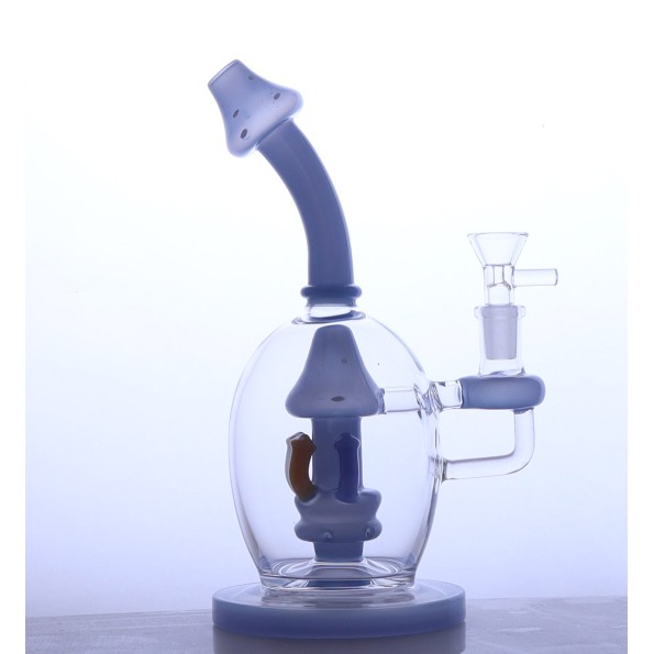Стеклянный бонг Glass Mushroom-Recycler 5мм 