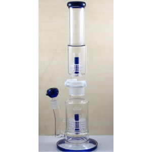 Стеклянный бонг Two-Part Tower Super Perc 50см