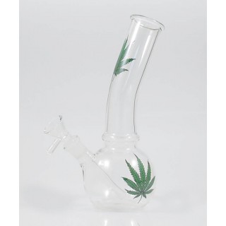 Стеклянный бонг Leaf Glass Flask