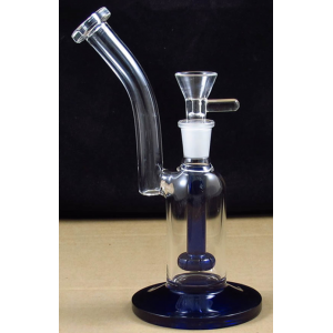 Стеклянный бонг бабблер Mini Standing Bell Perc 14mm