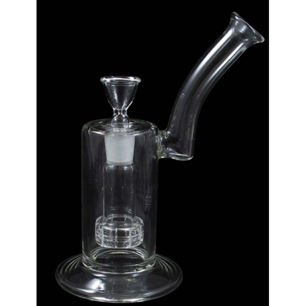 Стеклянный бонг бабблер Standing UFO 18mm