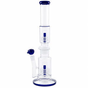 Стеклянный бонг Two-Part Tower Super Perc 50см