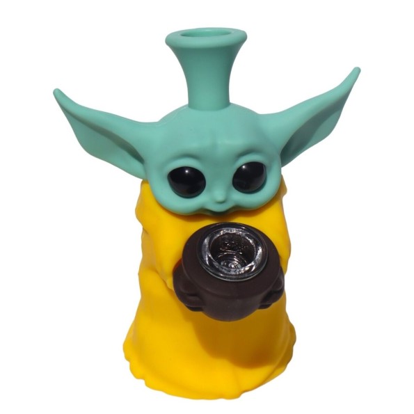 Силиконовый бонг Baby Yoda купить в интернет магазине 