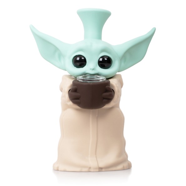 Силиконовый бонг Baby Yoda купить в интернет магазине 