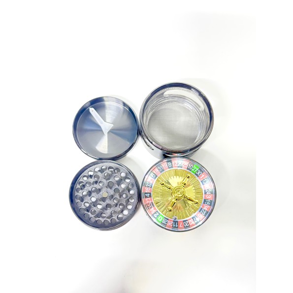 Металлический гриндер-поллинатор CASINO (4-х секц., 57мм) CHINA