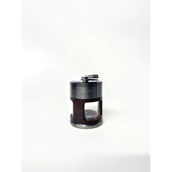 Металлический гриндер-поллинатор с ручкой BIG (4-х секц., 57мм) CHINA