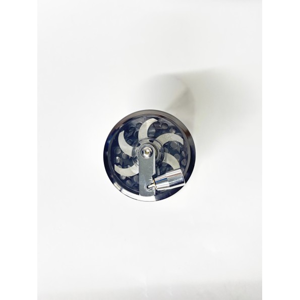 Металлический гриндер-поллинатор с ручкой BIG (4-х секц., 57мм) CHINA