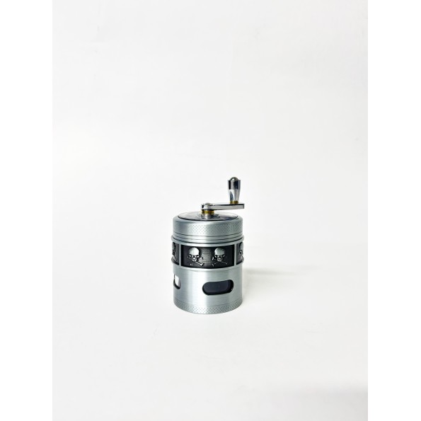 Металлический гриндер-поллинатор с ручкой Medium (4-х секц., 55мм) CHINA