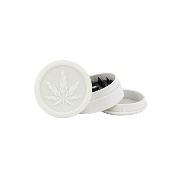 Акриловый гриндер LEAF White&Black