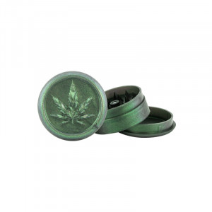 Акриловый гриндер LEAF GREEN 45мм