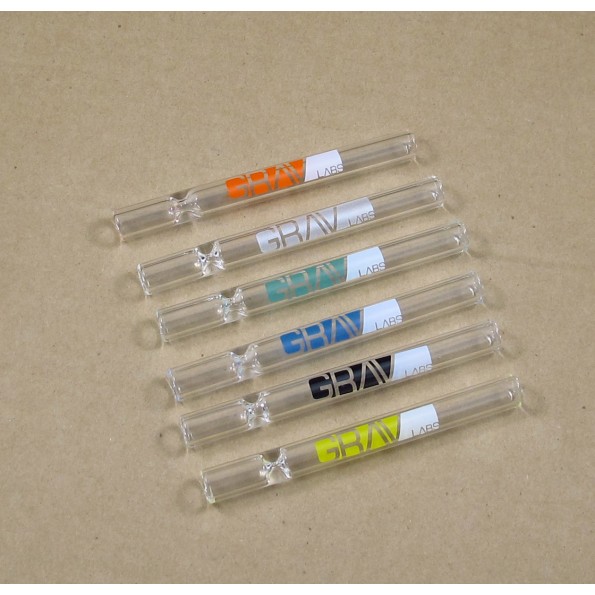 Стеклянная трубка chillum GRAV Labs 12см