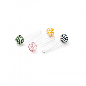 Стеклянная трубка Strip Oil Pipe 10см
