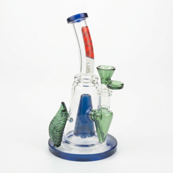Стеклянный бонг GRAV Labs LEAF Drop Dub Rig 22cm