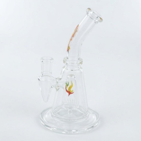 Стеклянный бонг Medicali Drop Dub Rig 22cm