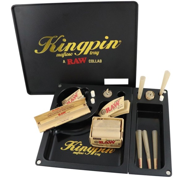 Лоток для самокруток RAW X KINGPIN MAFIOSO ROLLING TRAY