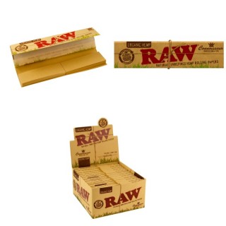 Бумага для самокруток RAW Organic Hemp Slimsize 2в1 (110-44мм)