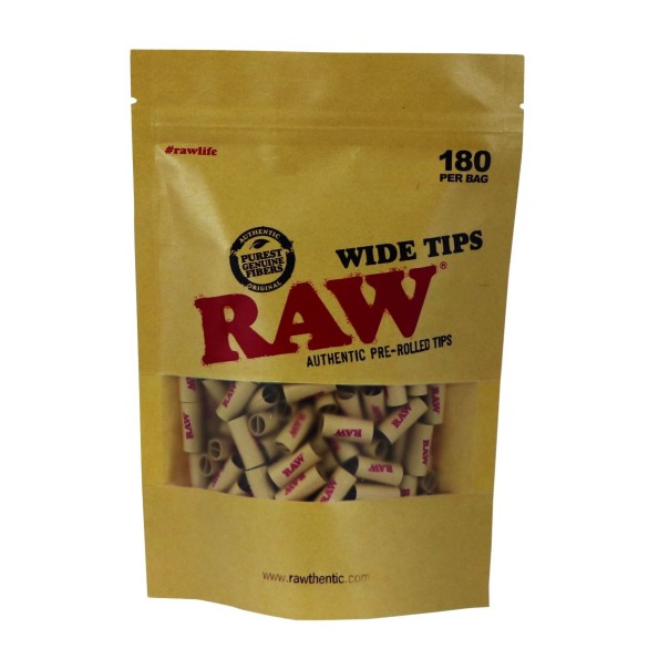 Бумага для фильтров RAW WIDE PREROLLED 180шт. (свистки готовые) 